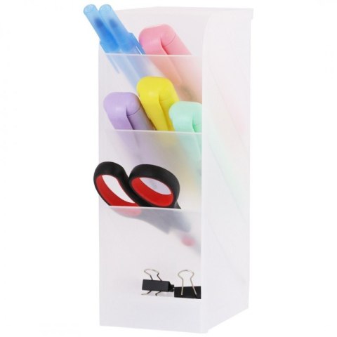 Wielofunkcyjny plastikowy organizer na biurko 7,4x20,3x9cm CB18B Wielofunkcyjny plastikowy organizer na biurko 7,4x20,3x9cm CB18B