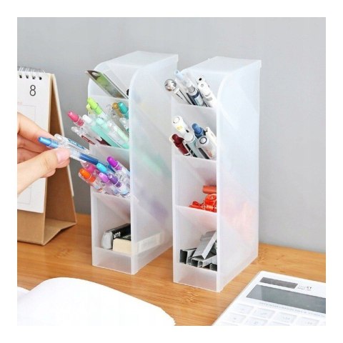 Wielofunkcyjny plastikowy organizer na biurko 7,4x20,3x9cm CB18B Wielofunkcyjny plastikowy organizer na biurko 7,4x20,3x9cm CB18B