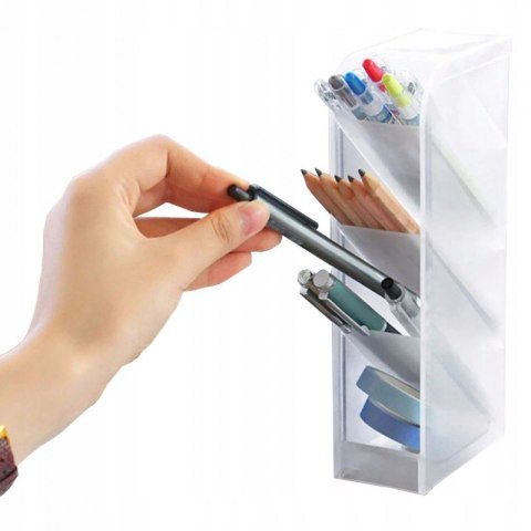Wielofunkcyjny plastikowy organizer na biurko 7,4x20,3x9cm CB18B Wielofunkcyjny plastikowy organizer na biurko 7,4x20,3x9cm CB18B