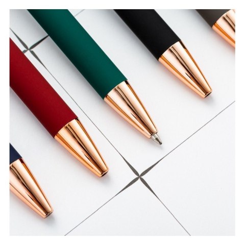 Długopis metalowy touch, tusz czarny, pen soft touch czerwień DL06 Długopis metalowy touch, tusz czarny, pen soft touch czerwień DL06