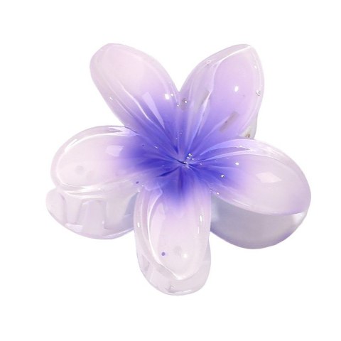 Spinka do włosów klamra XL kwiat ombre 7,5x8cm SP269FIO Spinka do włosów klamra XL kwiat ombre 7,5x8cm SP269FIO