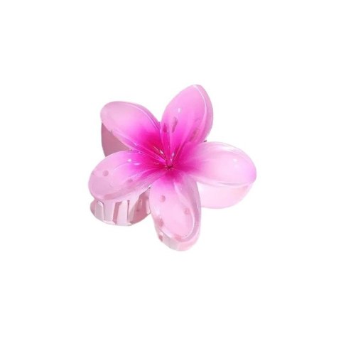 Spinka do włosów klamra XL kwiat różowy ombre 7,5x8cm SP286 Spinka do włosów klamra XL kwiat różowy ombre 7,5x8cm SP286
