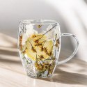 Szklanka termiczna z kwiatami w środku 300 ml 1szt SZK103