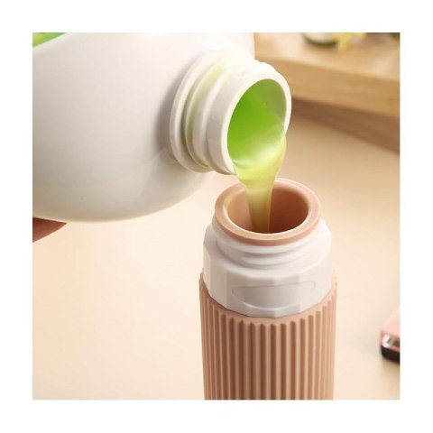 Zestaw silikonowych pojemniczków, buteleczek podróżnych 4w1 90ml KS137WZ2 Zestaw silikonowych pojemniczków, buteleczek podróżnych 4w1 90ml KS137WZ2