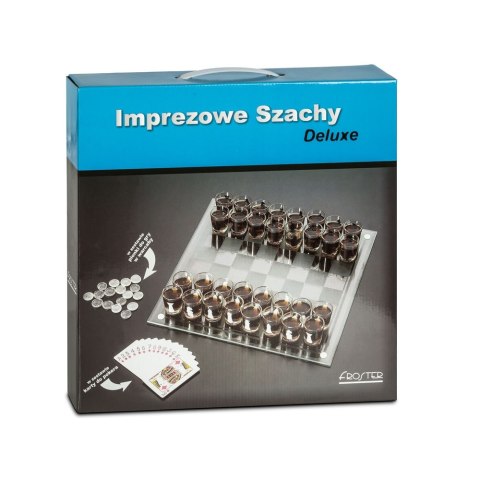 Imprezowe Szachy Deluxe z kieliszkami gra impreza Imprezowe Szachy Deluxe z kieliszkami gra impreza