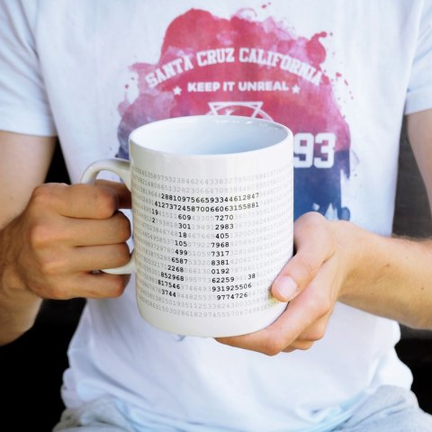 Gigantyczny Kubek Matematyka Programisty pi Gigantyczny Kubek Matematyka Programisty pi