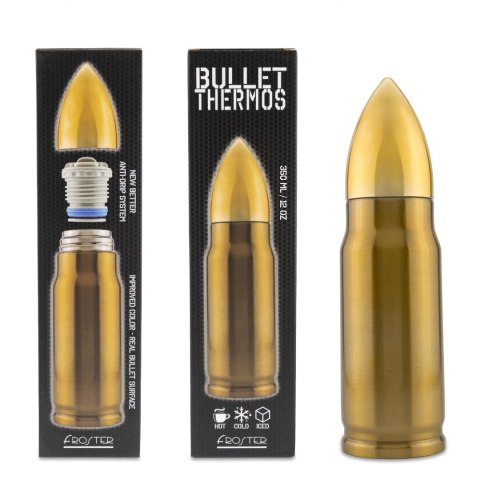 Kubek Termos Pocisk 350 ml - prezent dla faceta - broń militaria survival Kubek Termos Pocisk 350 ml - prezent dla faceta - broń militaria survival