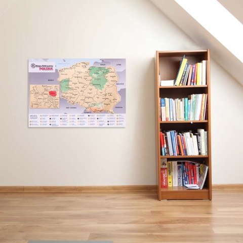 Mapa Odkrywcy Polska zdrapka PODRÓŻNIKA prezent Mapa Odkrywcy Polska zdrapka PODRÓŻNIKA prezent