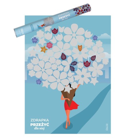 Zdrapka Przeżyć dla Niej plakat bucket list mapa Zdrapka Przeżyć dla Niej plakat bucket list mapa
