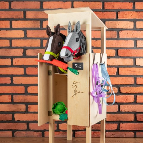 Skippi Kantar dla Hobby Horse - wodze, 2 wymienne futerka - błękitny Skippi Kantar dla Hobby Horse - wodze, 2 wymienne futerka - błękitny