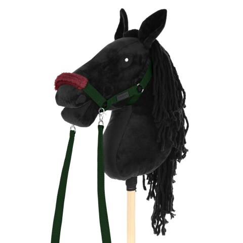 Skippi Kantar dla Hobby Horse - wodze, 2 wymienne futerka - ciemny zielony Skippi Kantar dla Hobby Horse - wodze, 2 wymienne futerka - ciemny zielony