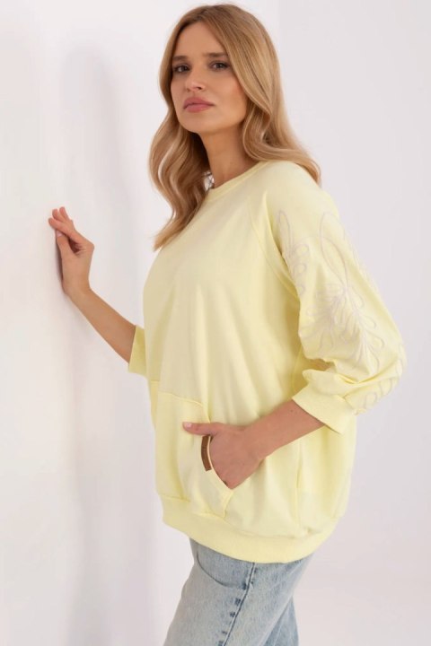 Bluza Damska Model RV-BZ-A367.26 Light Yellow - Relevance Bluza Damska Model RV-BZ-A367.26 Light Yellow - Relevance