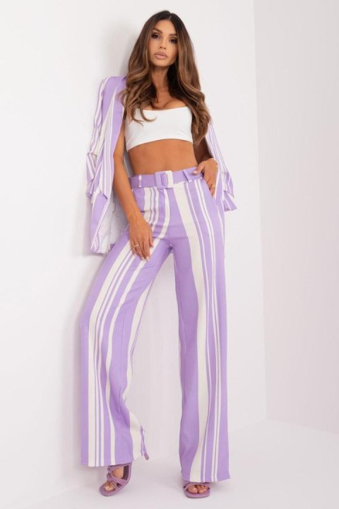 Spodnie Damskie Model DHJ-SP-5077.27 Light Violet - Italy Moda Spodnie Damskie Model DHJ-SP-5077.27 Light Violet - Italy Moda