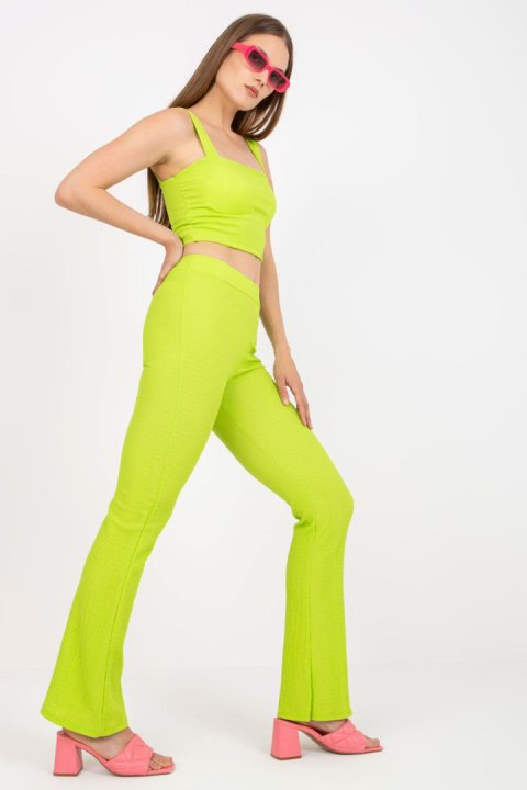 Spodnie Komplet Model DHJ-KMPL-15828 Limonka - Italy Moda Spodnie Komplet Model DHJ-KMPL-15828 Limonka - Italy Moda