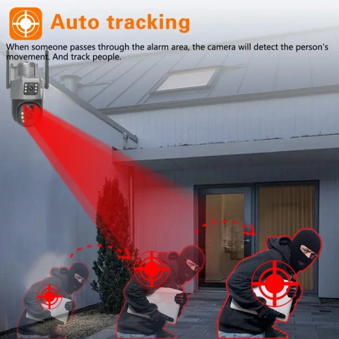 4G SIM Card Solar Camera Dual Lens Outdoor 8MP 4K Low Power Battery IP Camera PIR Detection V380 Pro CCTV Security Protection 4G SIM Card Solar Camera Dual Lens Outdoor 8MP 4K Low Power Battery IP Camera PIR Detection V380 Pro CCTV Security Protection