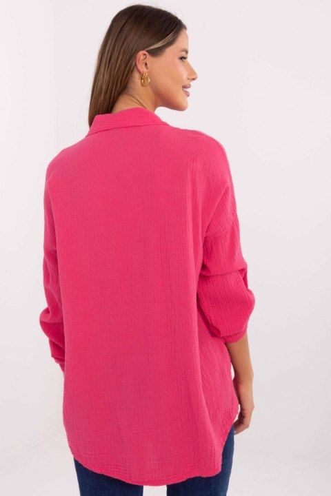 Koszula Damska Model MO-KS-9368.98 Fuksjs - Italy Moda Koszula Damska Model MO-KS-9368.98 Fuksjs - Italy Moda