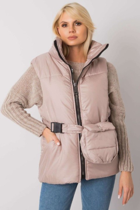 Kamizelka Model EM-KZ-611.40X Beige - Ex Moda Kamizelka Model EM-KZ-611.40X Beige - Ex Moda