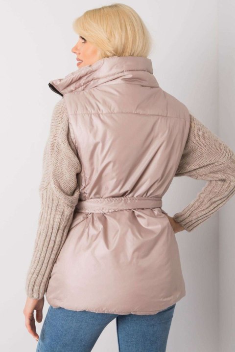 Kamizelka Model EM-KZ-611.40X Beige - Ex Moda Kamizelka Model EM-KZ-611.40X Beige - Ex Moda