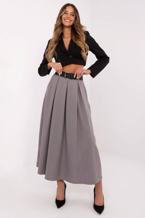 Spódnica Model MI-SD-88653.89 Grey - Italy Moda Spódnica Model MI-SD-88653.89 Grey - Italy Moda