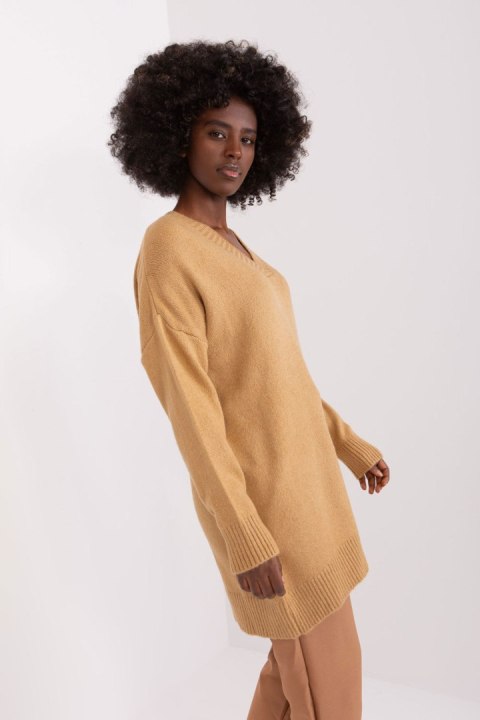 Sweter Damski Model BA-SW-0577.02P Camel - Badu Sweter Damski Model BA-SW-0577.02P Camel - Badu
