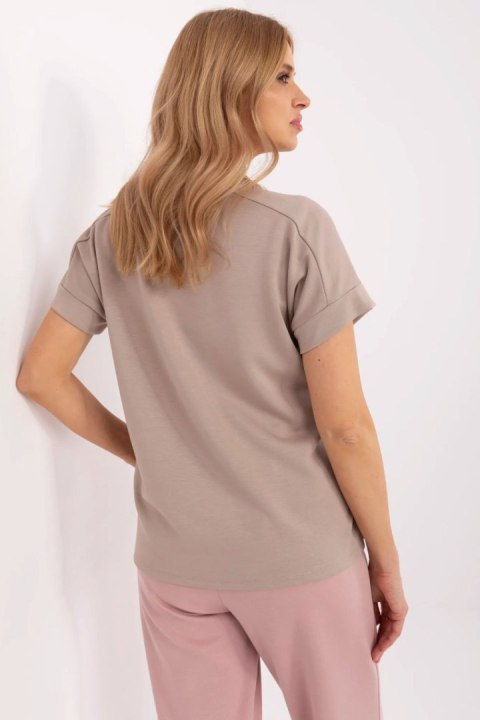 Bluzka Model RV-BZ-A616.01P Dark Beige - Relevance Bluzka Model RV-BZ-A616.01P Dark Beige - Relevance
